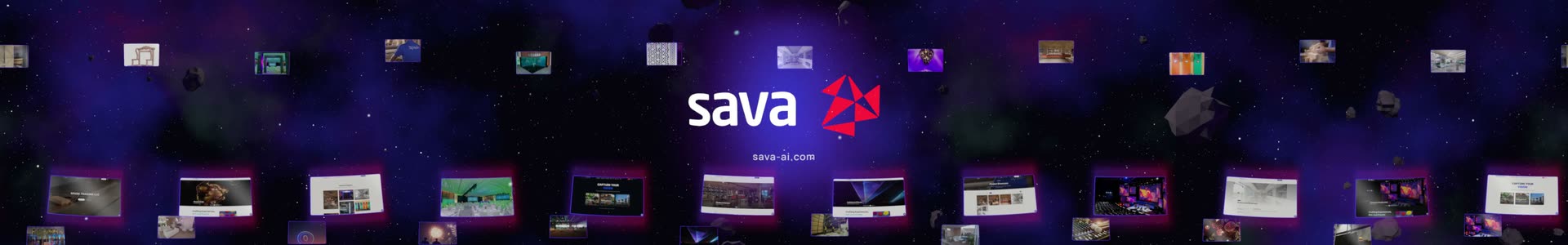 The Sava 360° show laid out across the four walls of an immersive room